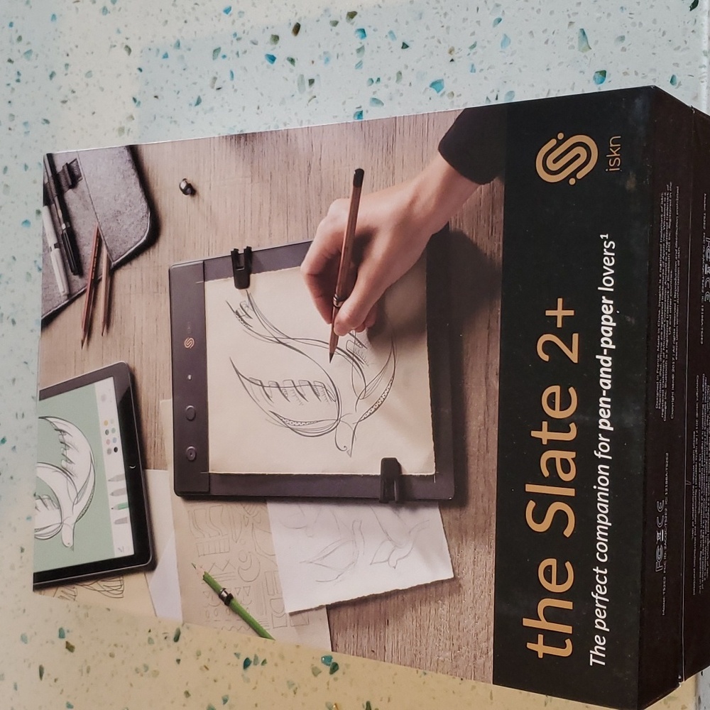 The slate 2+ drawing tablet